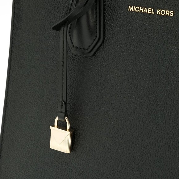 COPY - Michael Kors Mercer Large Black Accordion Tote - Picture 4 of 10